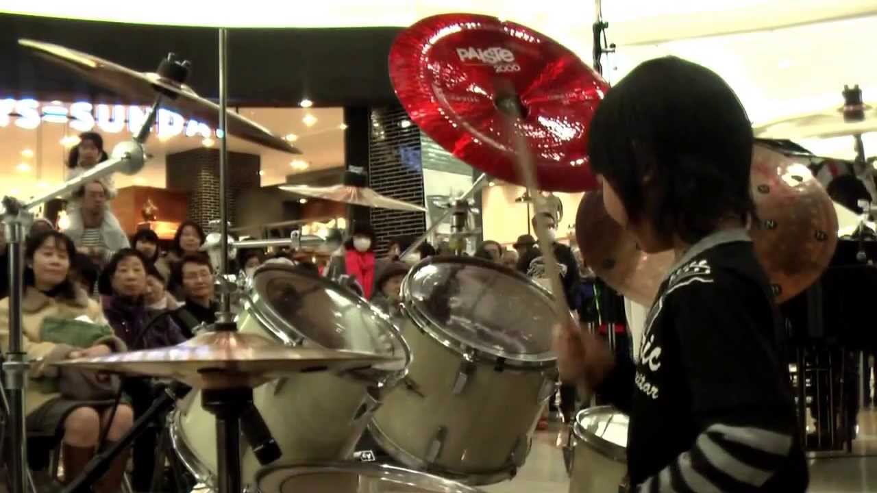 びいと6歳ドラムソロイオン盛岡南 Youtube