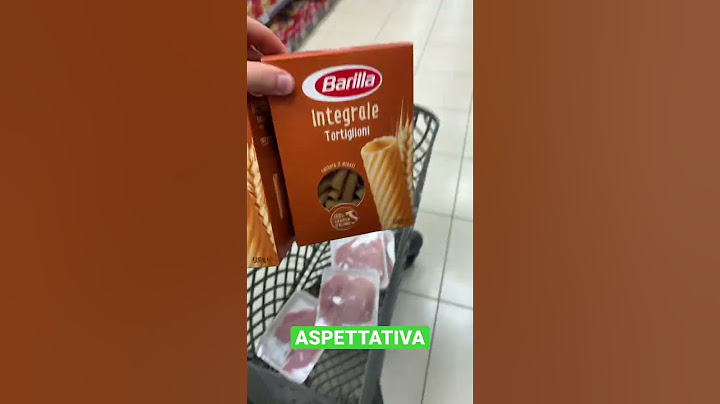 QUANDO VADO A FARE LA SPESA