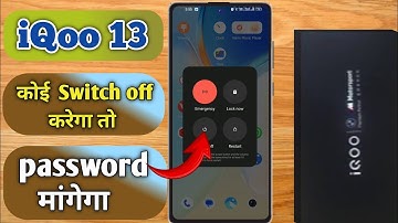 iqoo 13 switch off password setting, iqoo 13 me switch off password kaise lagaye, iqoo 13