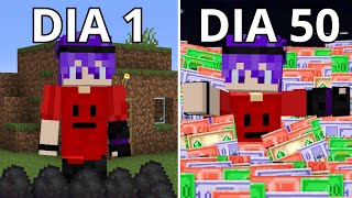 EU SOBREVIVI 50 DIAS DOMINANDO UM SERVIDOR DE MINECRAFT - O Filme