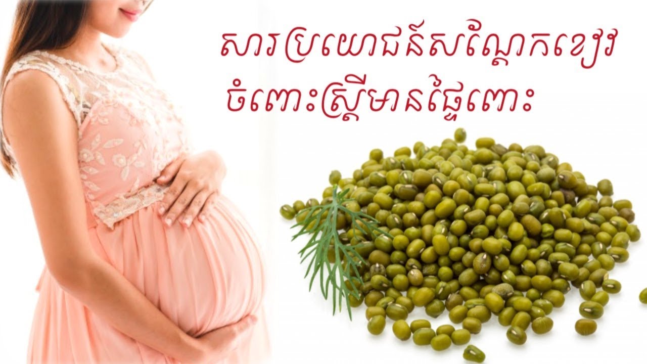 សារប្រយោជន៍ សណ្ដែកខៀវ ចំពោះស្រ្តីមានផ្ទៃពោះ Mung Beans for pregnancy by