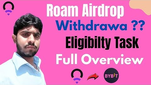 How to Withdraw From Roam Airdrop || Roam Token Burning Full Process