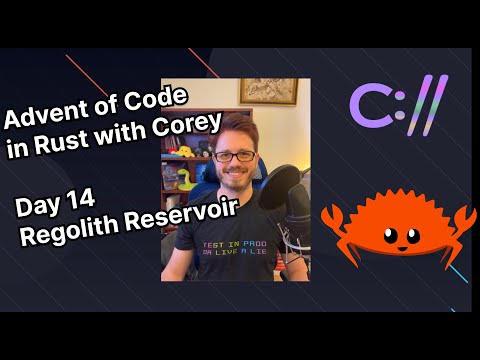 Advent of Code 2022 in Rust with Corey | Day 14: Regolith Reservoir Part 1