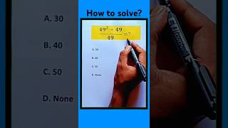 Additional Fraction with 49 #maths #shorts