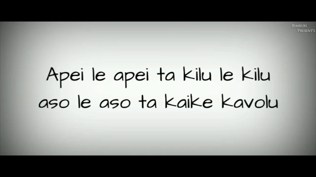 Apei le kilu Official Lyrics  Karbi funny Song