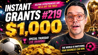 $1k Instant Grants #219 Special Thursday Live Drawing Retailpaytrends