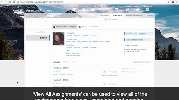 Introduction to the Veracross Parent Portal