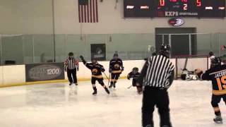 Liam scores on his own rebound