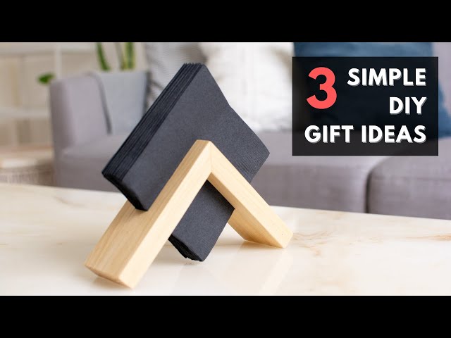 4 Easy DIY Woodworking Gift Projects!!! 