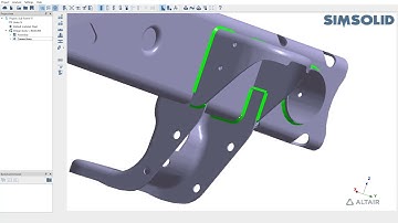 SimSolid : Seam Weld connection
