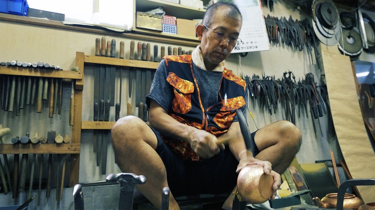 【4 месяца исследований】Изготовление самого известного в Японии медного чайника. Часть 1