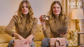 Inside Constance Jablonskis Bag Vogue France