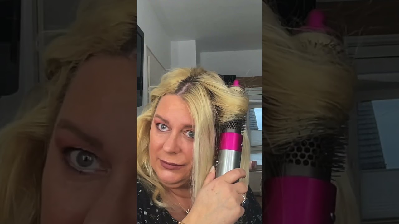 So praktisch ist der Dyson Lockenstab mit der Rundbürste. 