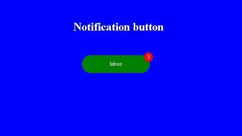 HOW TO NOTIFICATION BUTTON CSS | HTML, CSS