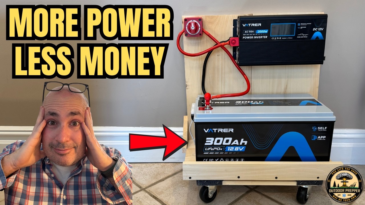 Build Your Own Portable Power Station | 300Ah LiFePO4 DIY System (Expandable & Repairable)