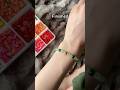 Bracelet making #bracelet #jewelry #jewellery #Etsy #beads #green