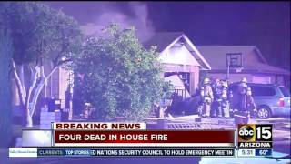 Family of 4 tried escaping house fire before dying