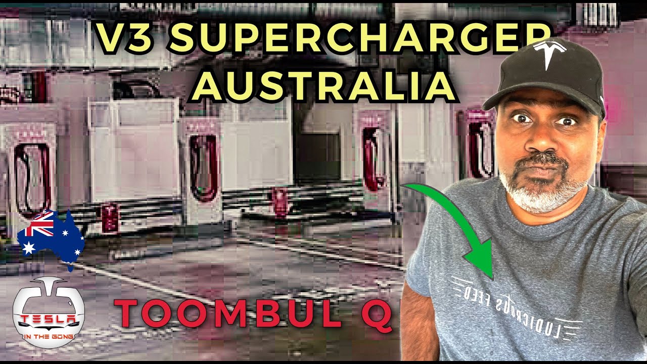 tesla V3 Supercharger Review QLD Australia Location Speed Test