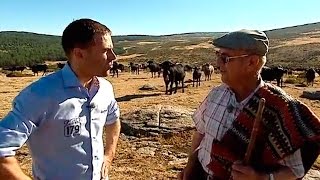 Ginés y la historia de los lobos, recorriendo el puerto de La Morcuera