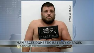 Man faces domestic battery charges