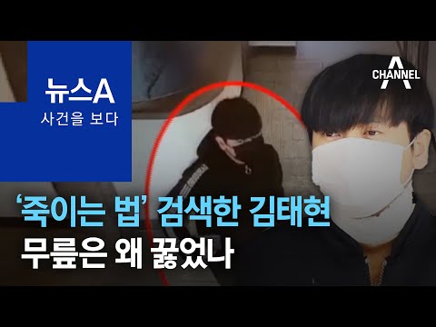 [사건을 보다]‘죽이는 법’ 검색한 김태현…무릎은 왜 꿇었나 | 뉴스A