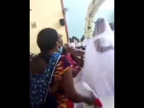 Angry wife storms husbands wedding, disrupts ceremony