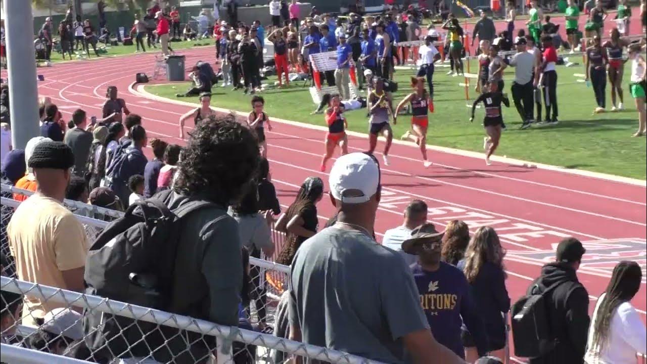 Rayann Booker, 100 Meters, Ben Brown Invitational, 392024 YouTube