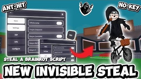 *NEW* 🔥Steal A Brainrot Script *NO KEY* -Fly V2/Instant Steal/ Pastebin Link - Rebirth 16 💫