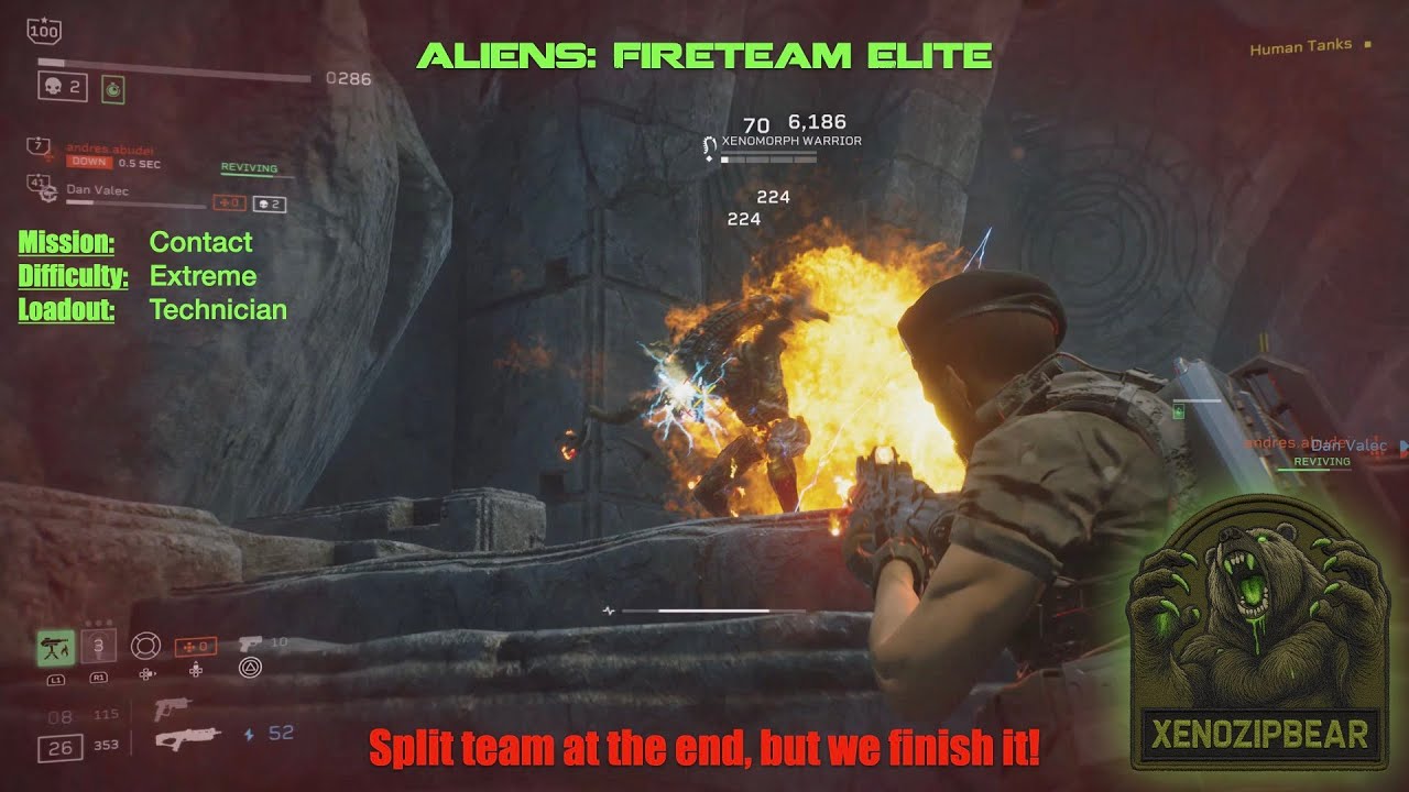 Contact (Extreme): Split Team at the End, But a Win | Aliens: Fireteam ...