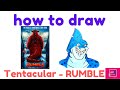 How To Draw Color Tentacular | Rumble Movie 2021 | Step By Step