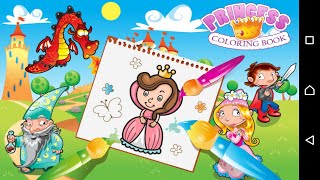 Princess Coloring Book | Coloring games for girls | Android apps for girls screenshot 2