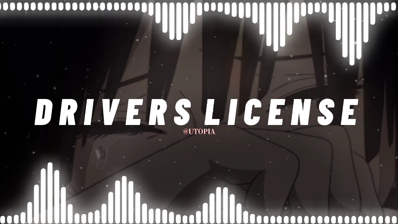 OLIVIA RODRIGO - DRIVERS LICENSE (EDIT AUDIO)