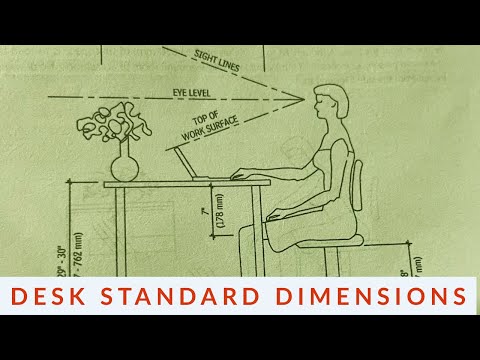 Desk Standard Dimensions