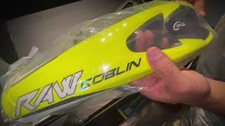 SAB GOBLIN 700 RAW - UNBOXING AND ASSEMBLY FEATURING MAIDEN FLIGHT