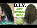 AMAZING DIY Hair Growth Mask | Moisturizing, Softening &amp; Strengthening | Natural Hair