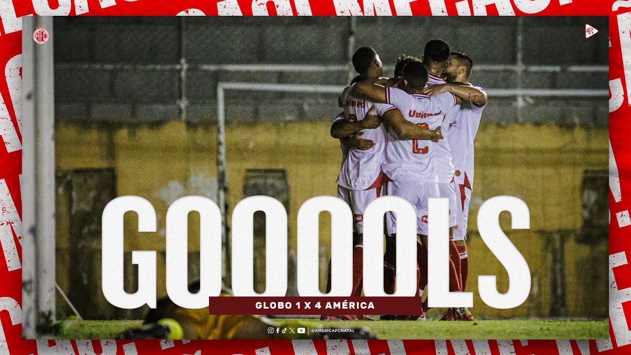 GOLS | GLOBO 1 X 4 AMÉRICA | CAMPEONATO POTIGUAR | 15/01/2026