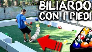 BILIARDO CON I PIEDI! FIUS & OHM vs ENRY LAZZA & MIRKOF93