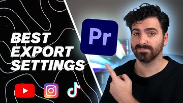 The Best Export Settings for Premiere Pro - Two High Quality Codecs!