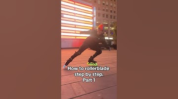 How to rollerblade step by step. #rollerskating #rollerblading #inlineskating #howto #how #skate