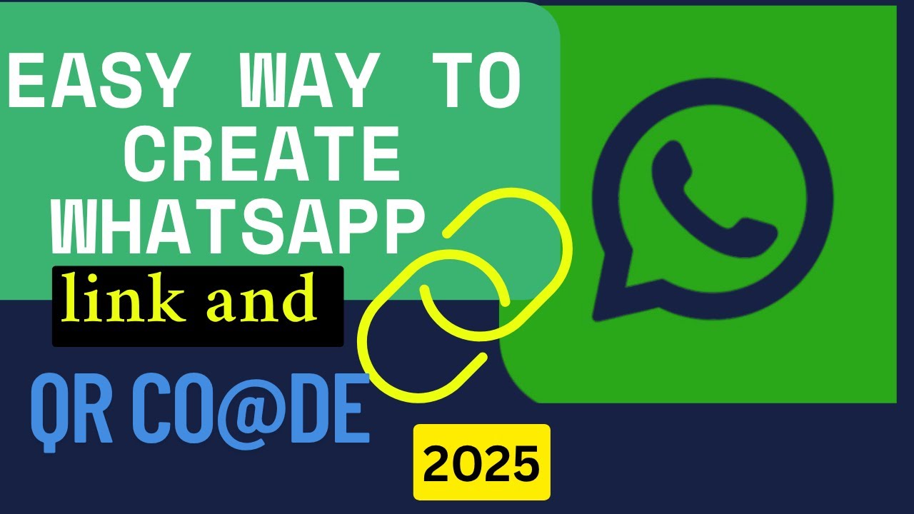 How to Create a WhatsApp Link with Custom Message (Step-by-Step) - YouTube