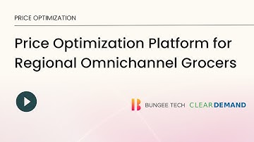 Price Optimization Platform for Regional Omnichannel Grocers | Bungee Tech #FreeDemo