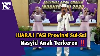 Juara I Nasyid Festival Anak Sholeh Indonesia | Nasyid Maha Melihat