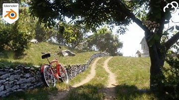 Tree And Grass Library Addon for Blender Botaniq