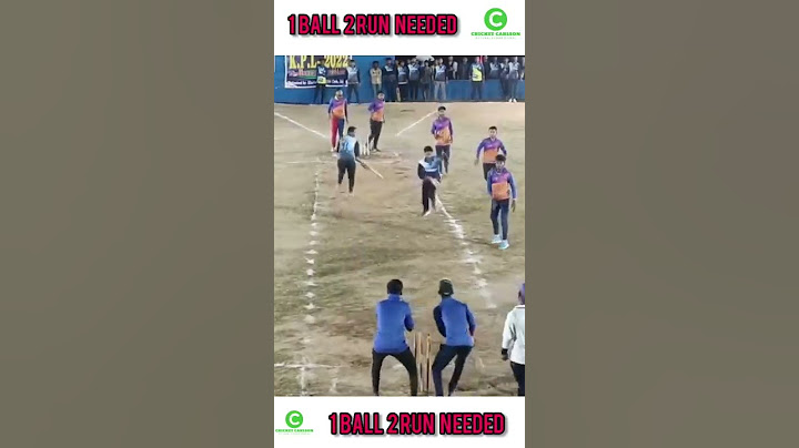 Last ball 2 run .😁🤣.Must watch