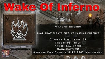 D2R Skills & Abilities - Wake Of Inferno, Trap Tree (Assassin)