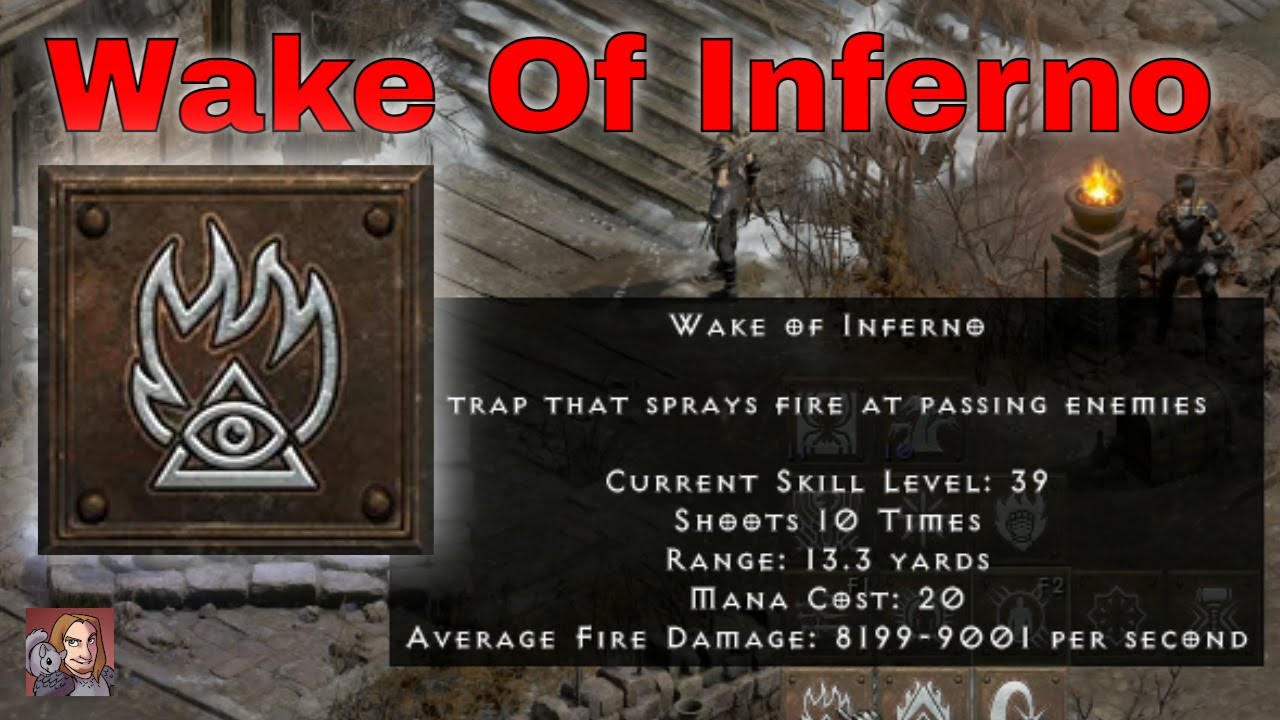 D2R Skills & Abilities Wake Of Inferno, Trap Tree (Assassin)