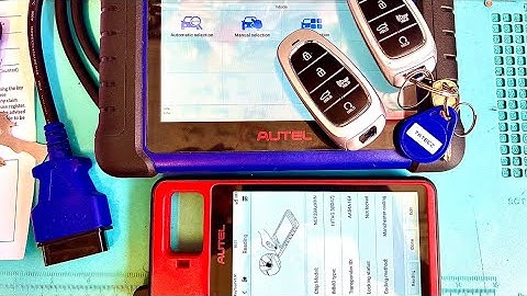 Hyundai Sonata 2021 New Key with Autel 508 and KM100
