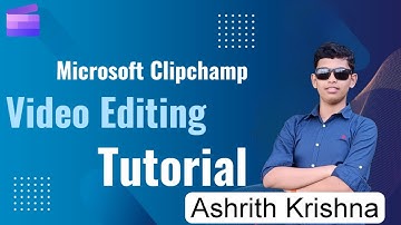 Microsoft Clipchamp Tutorial | Malayalam | Video Editing App | Vlogging World By Ashrith Krishna |