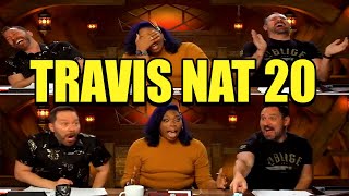 Travis Rolls A CLUTCH NAT 20 | Critical Moments EXU Calamity