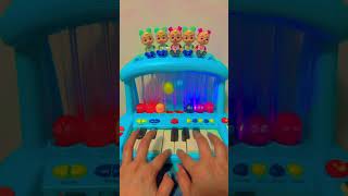 Cute &amp; Fun Hippo Piano 🪗 #trending #piano #music #toys #hippo #shortvideo #shorts